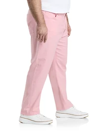 Straight-Fit Chambray 5-Pocket Pants