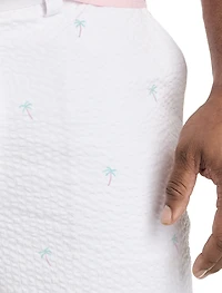 Tropical Seersucker Shorts