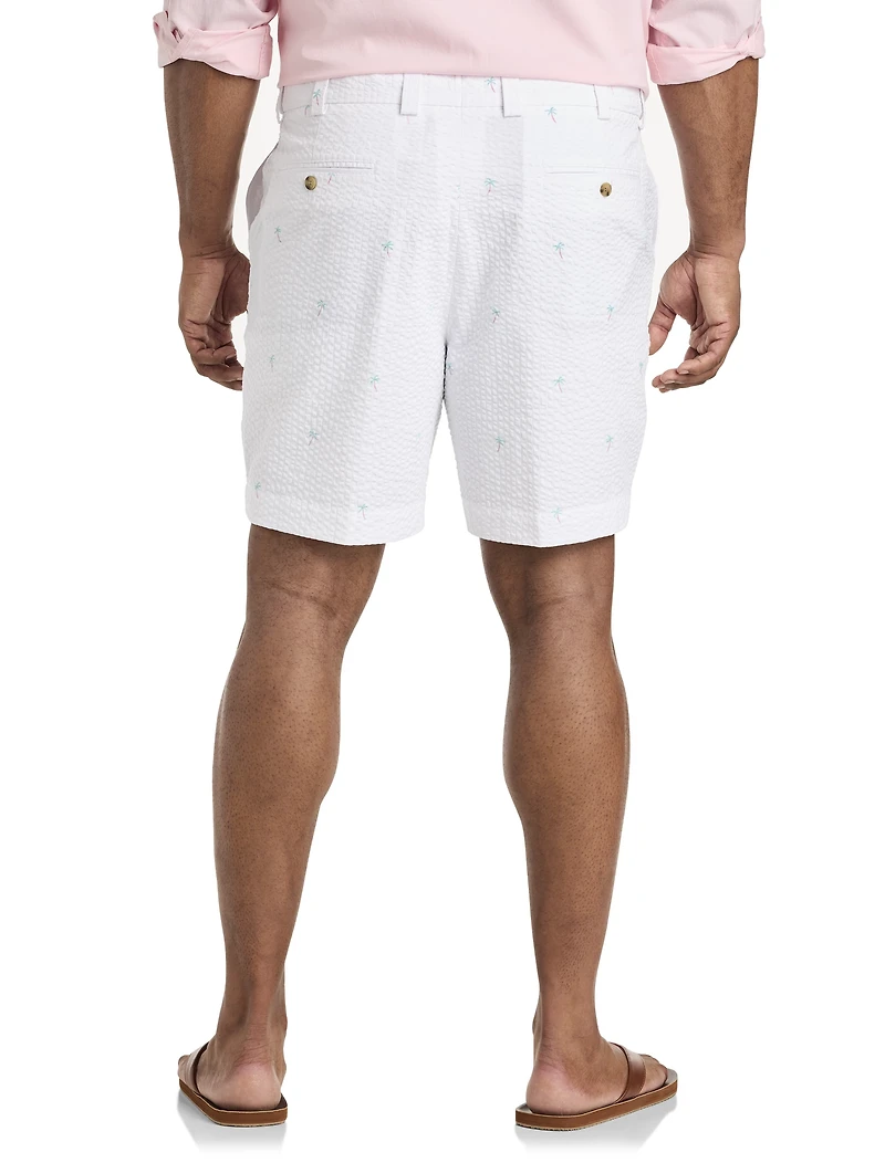 Tropical Seersucker Shorts