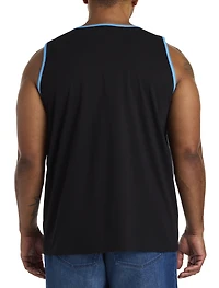 Pineapple Print Sleeveless T-Shirt