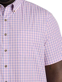 Easy-Care Small Plaid Sport Shirt