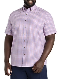 Easy-Care Small Plaid Sport Shirt