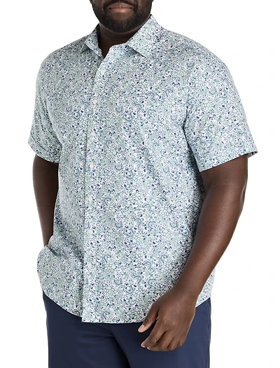 Floral Print Sport Shirt