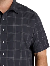Large Plaid Sport Shirt
