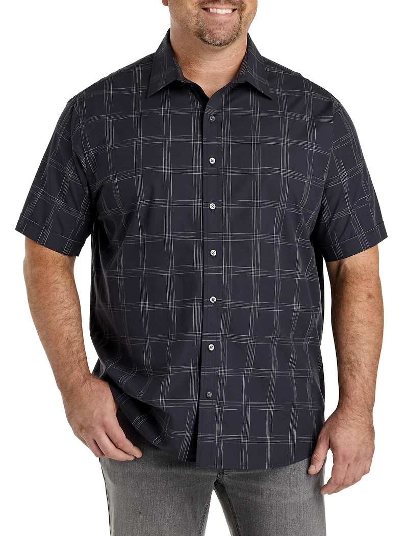 Large Plaid Sport Shirt