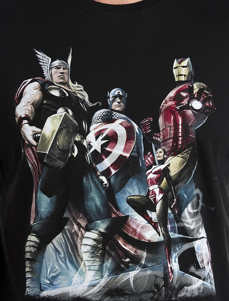 Avengers 4 Up Graphic Tee