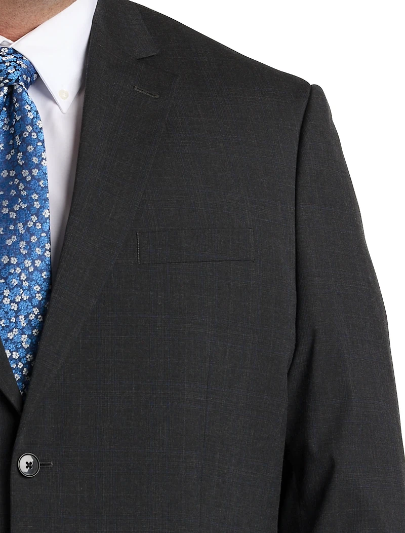 Jacket Relaxer Windowpane Suit