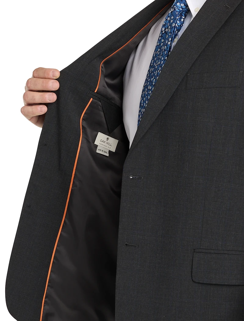 Jacket Relaxer Windowpane Suit