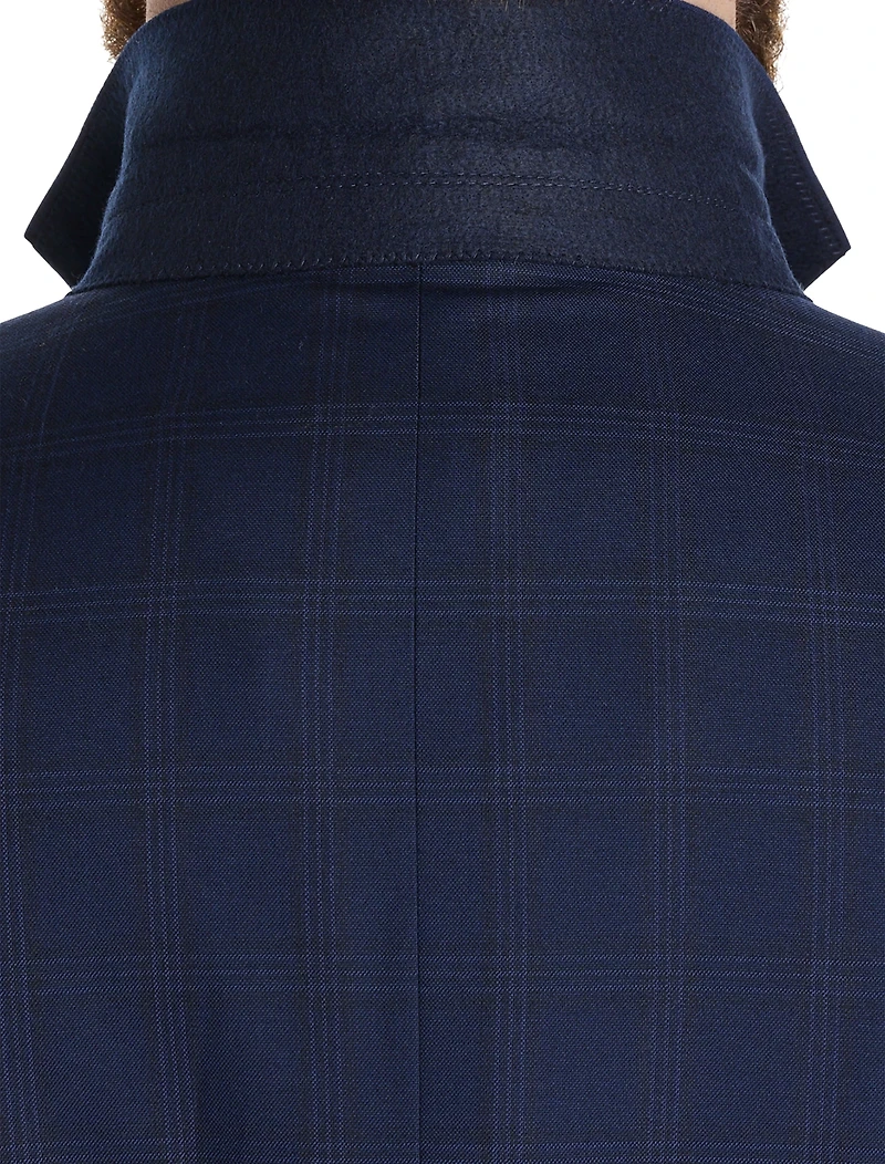 Jacket-Relaxer Windowpane Suit Jacket