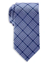 Houndstooth Silk Tie