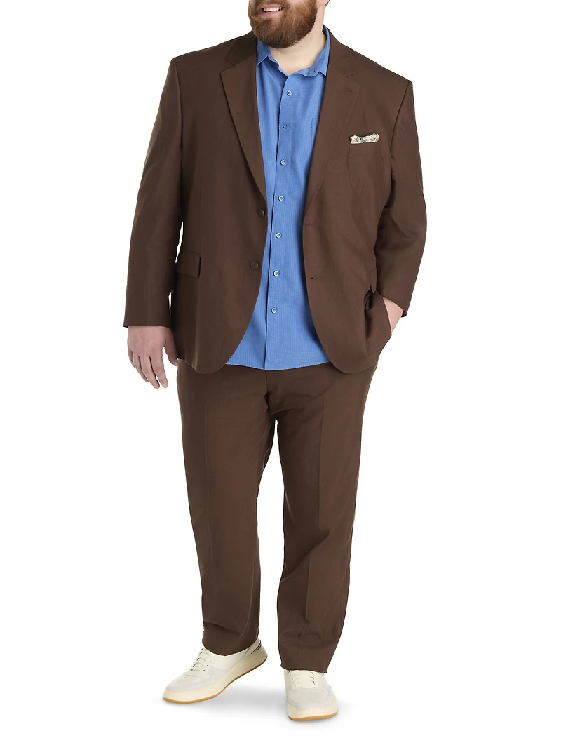 Linen Blend Suit Jacket