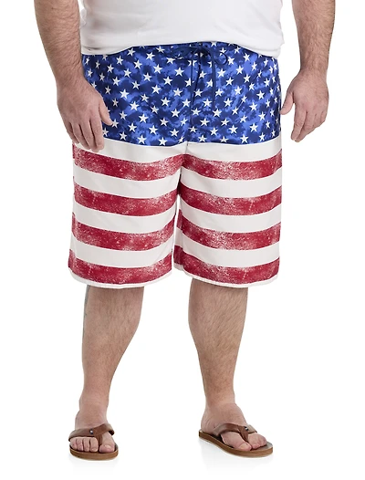 Patriotic Swim Trunks