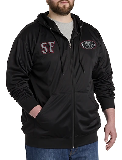 Hooded Zip-Front Jacket