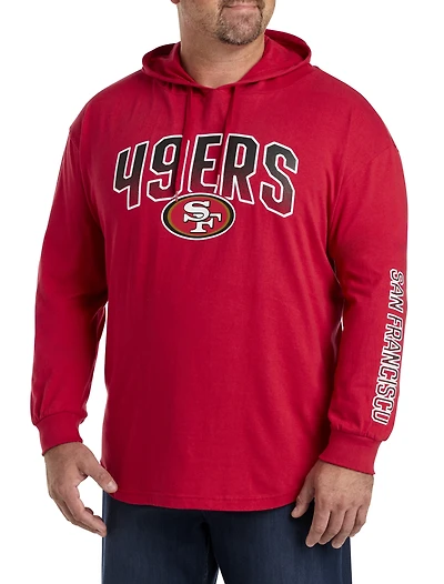 Graphic Long-Sleeve Hooded T-Shirt