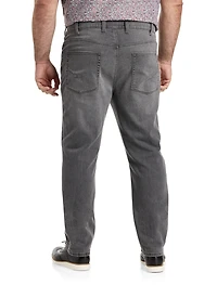Grey Tapered-Fit Jeans