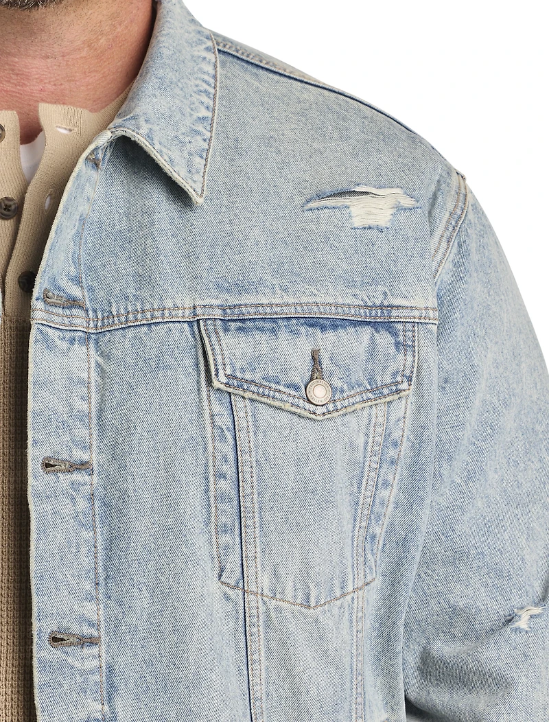 Destructed Denim Jacket