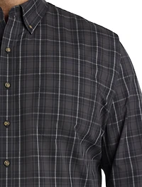 Tonal Plaid Sport Shirt
