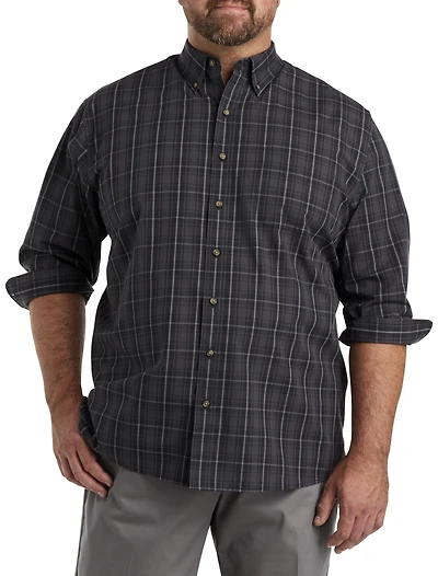 Tonal Plaid Sport Shirt