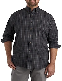 Tonal Plaid Sport Shirt