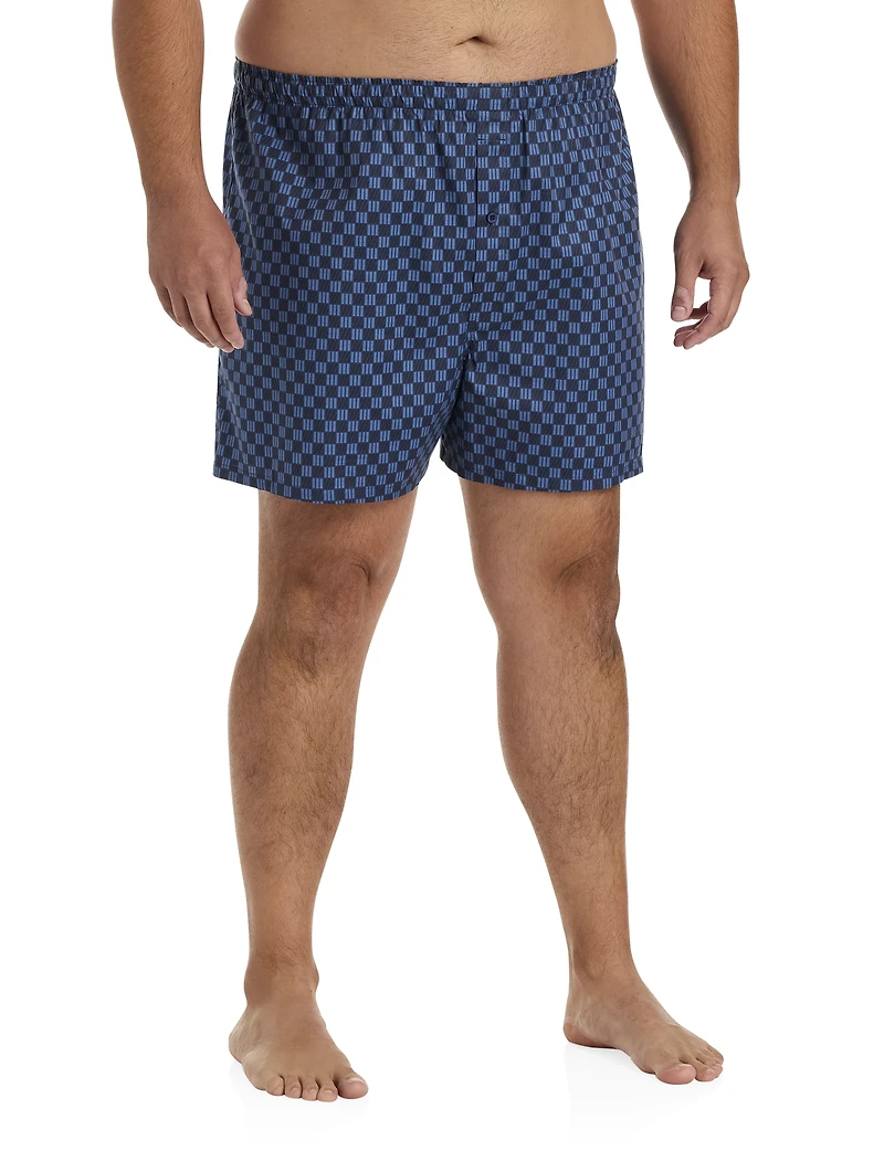 3-pk Checkered 4.5 Inch Woven Boxers 
