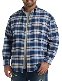 Plaid Flannel Sport Shirt
