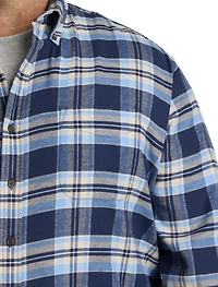 Plaid Flannel Sport Shirt