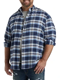 Plaid Flannel Sport Shirt