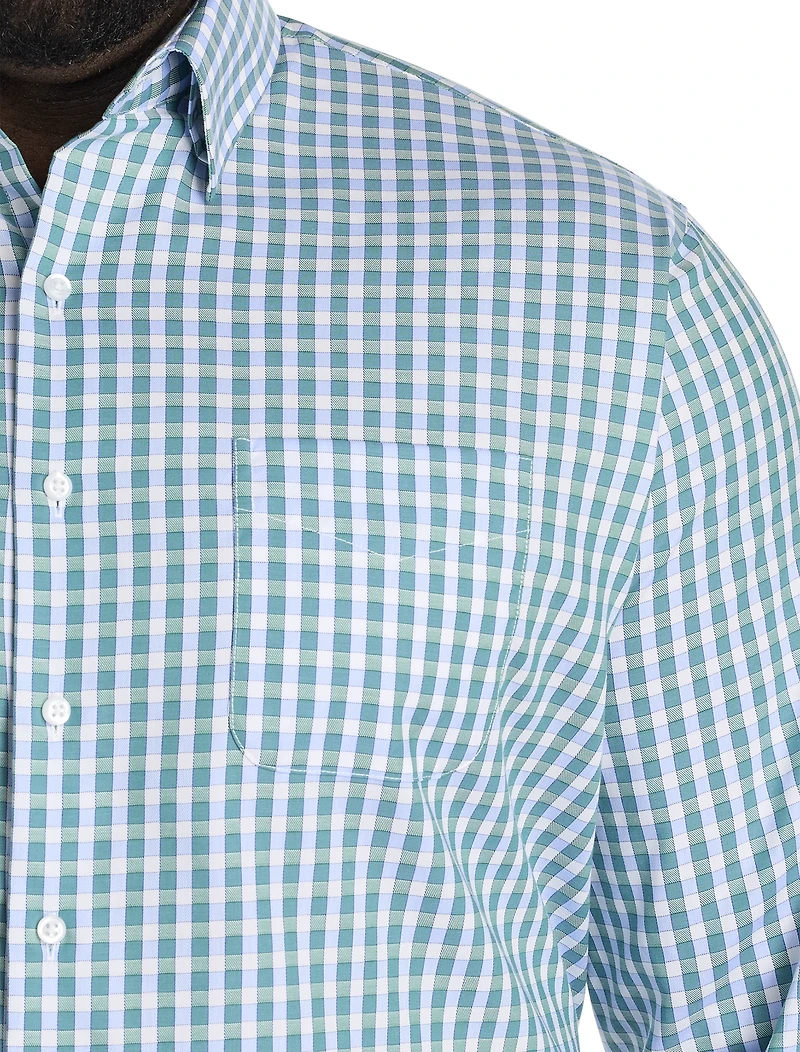 Textured Check Dress Shirt