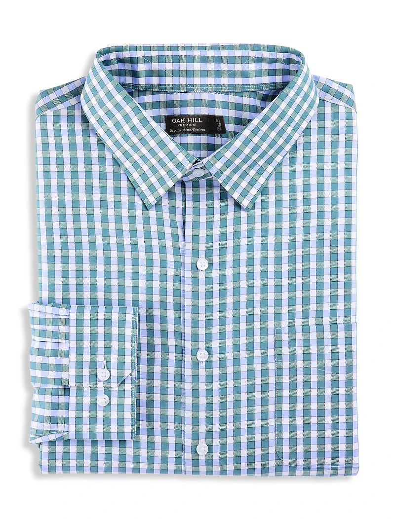 Textured Check Dress Shirt