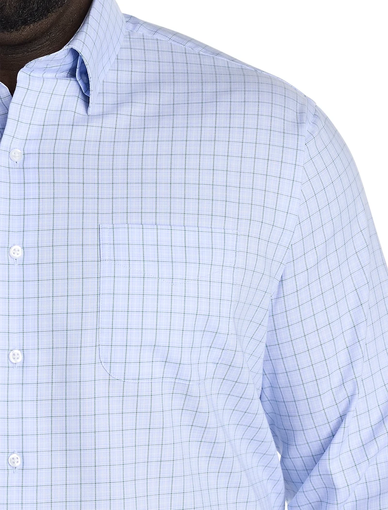 Non-Iron Plaid Dress Shirt