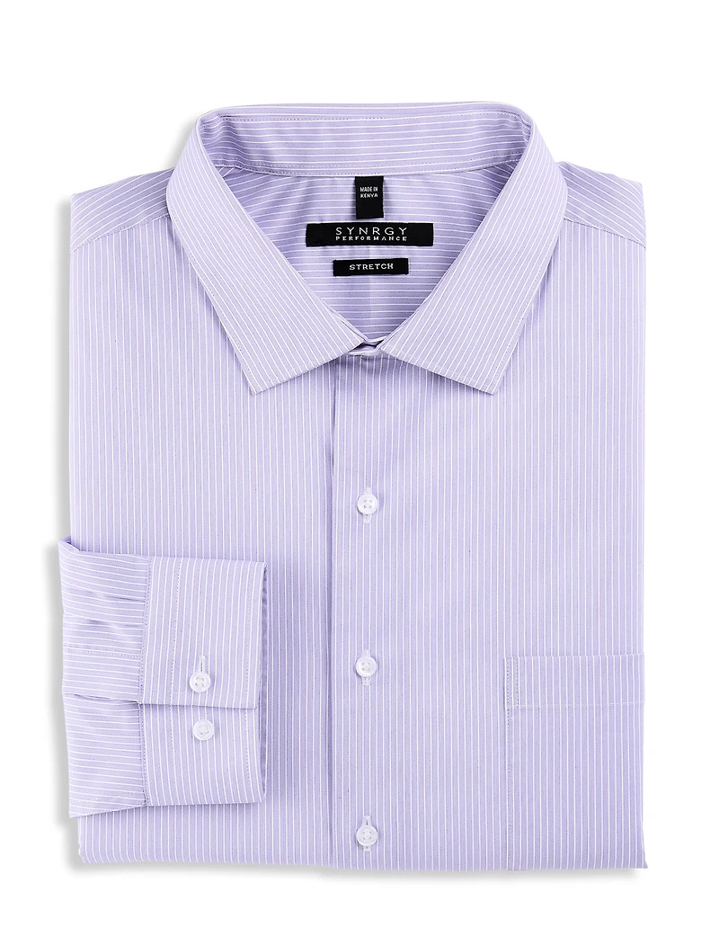 Performance Striped Dress Shirt