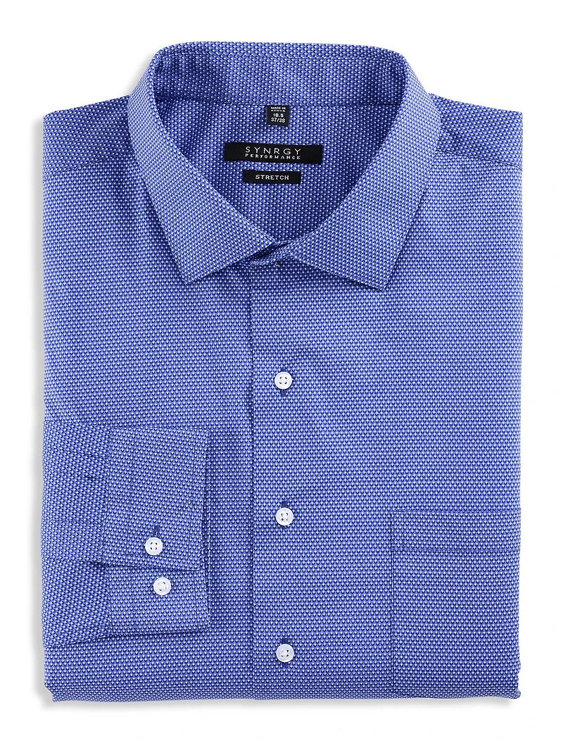 Micro Patterned Dress Shirt