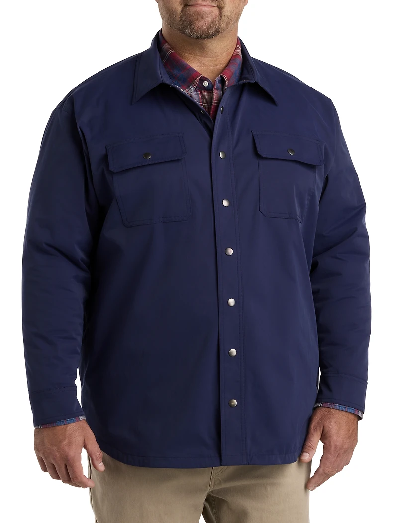 Flannel-Lined Shirt Jacket