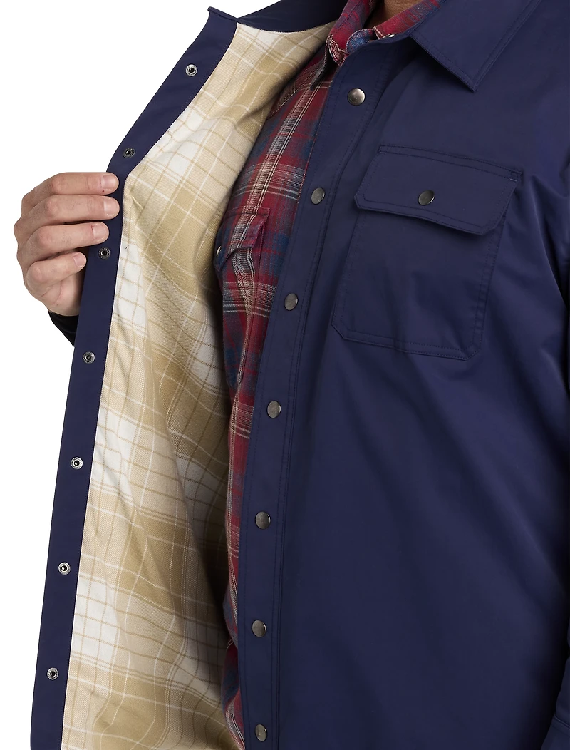 Flannel-Lined Shirt Jacket
