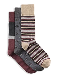 3-Pk Warm Classic Socks
