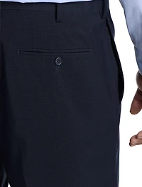 Waist-Relaxer Small Plaid Dress Pants