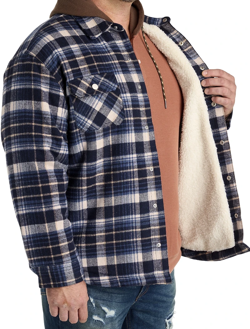 Lined Flannel Shirt Jacket