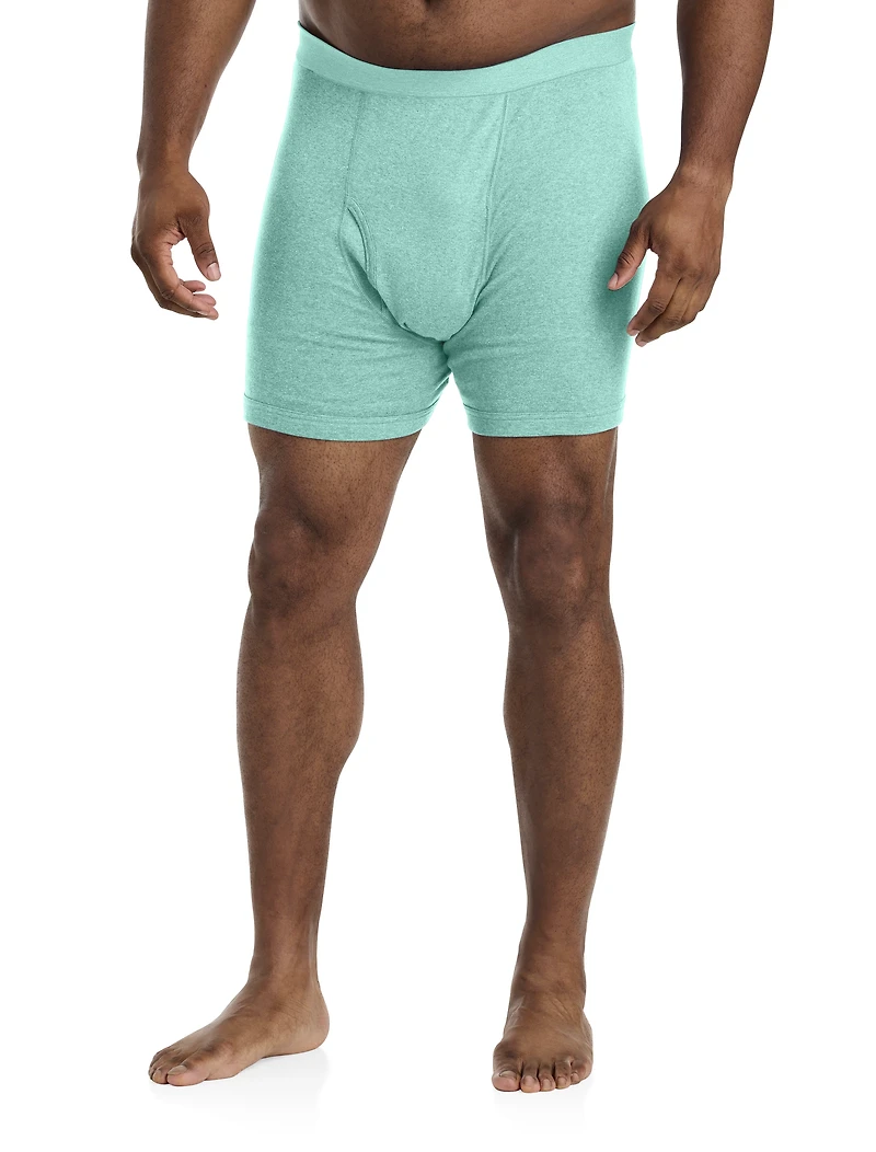 3-pk Heathered 4 Inch Boxer Briefs