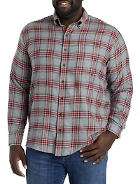 Plaid Flannel Sport Shirt