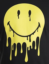 Melting Smiley Face Graphic Tee