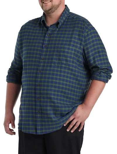 Plaid Flannel Sport Shirt