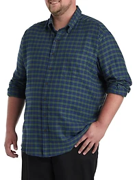 Plaid Flannel Sport Shirt