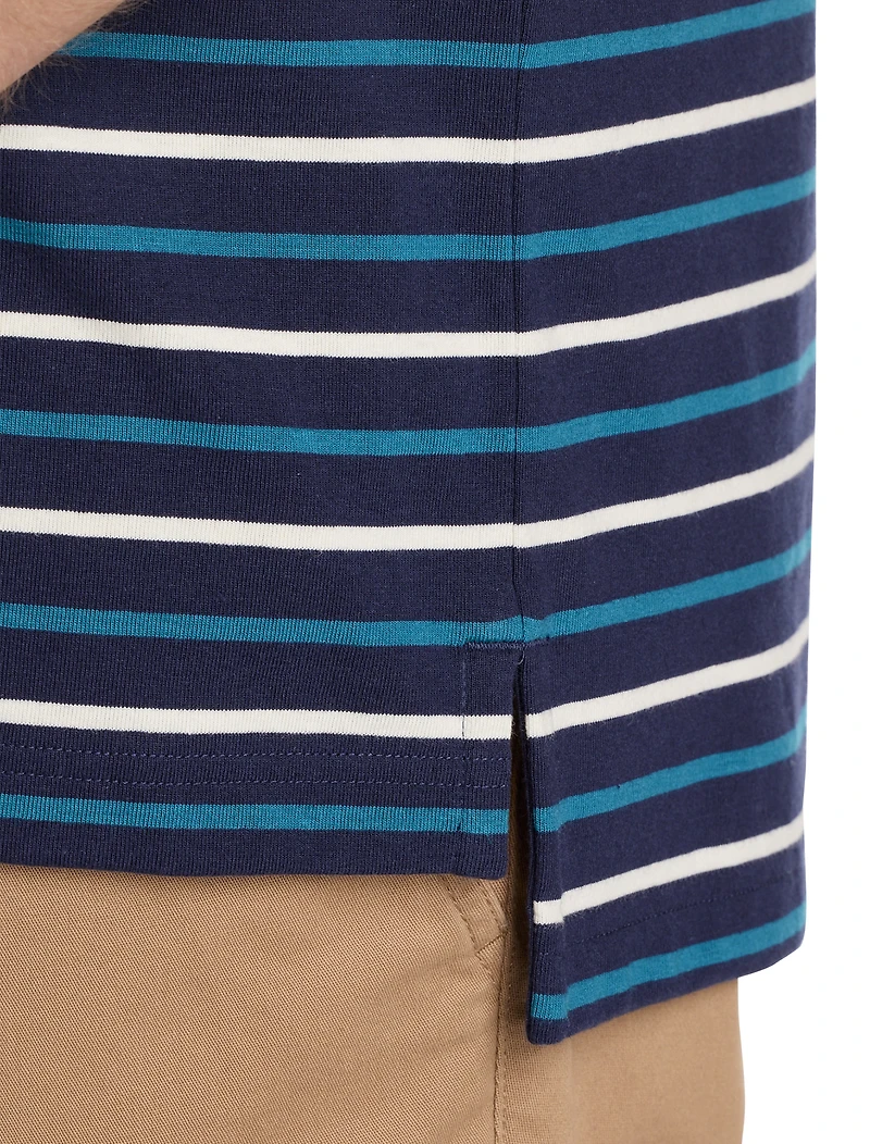 Multi-Stripe Polo Shirt