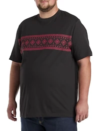 Fair Isle Moisture-Wicking T-Shirt