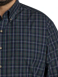 Easy-Care Medium Plaid Sport Shirt
