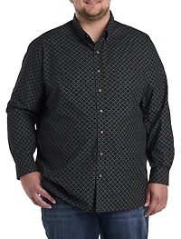 Harbor Bay Easy-Care Geometric Print Sport Shirt