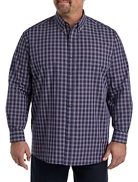 Easy-Care Small Plaid Sport Shirt