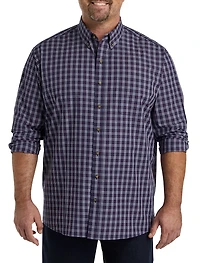 Easy-Care Small Plaid Sport Shirt