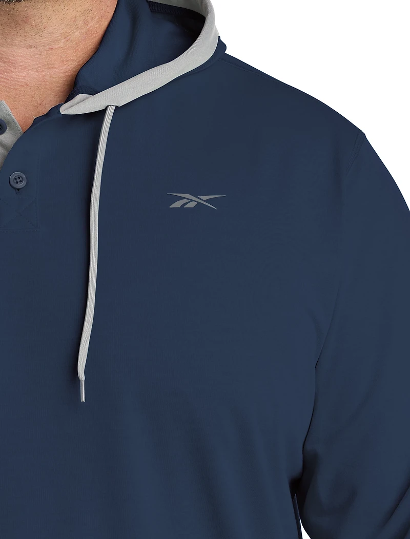 French Terry Performance Henley Hoodie