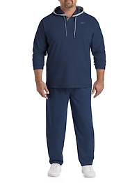 French Terry Performance Henley Hoodie